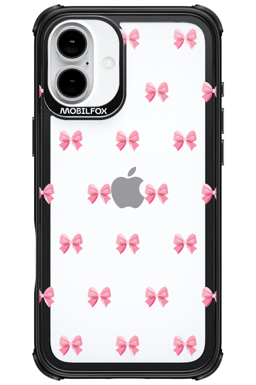 Pinky Bow - Apple iPhone 16 Plus