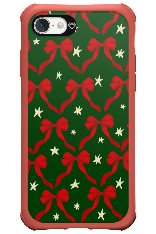 Bow & Stars (Green) - Apple iPhone 7