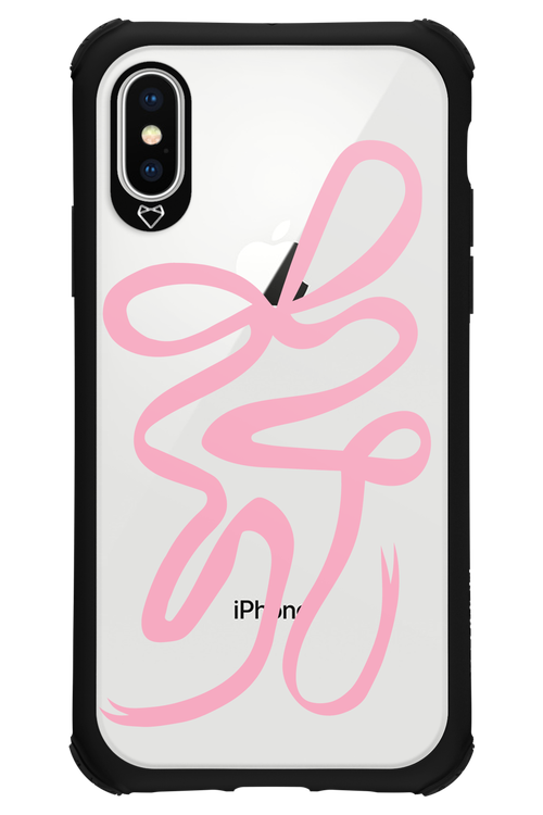 Pink Bow - Apple iPhone X
