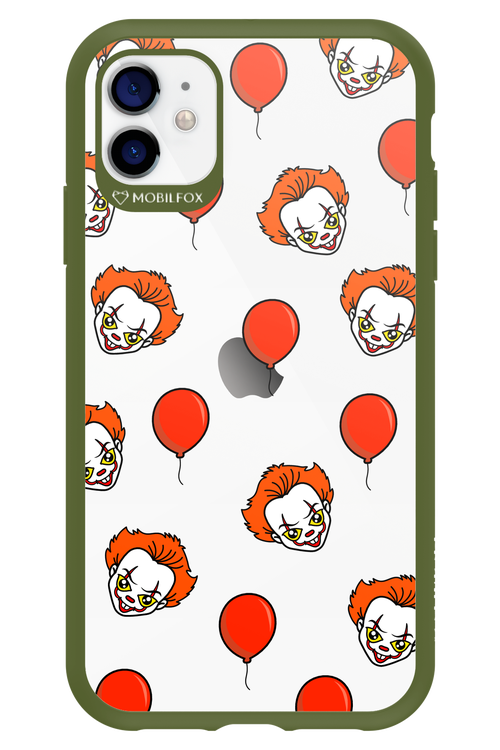 Mystery Clown (Transparent) - Apple iPhone 11