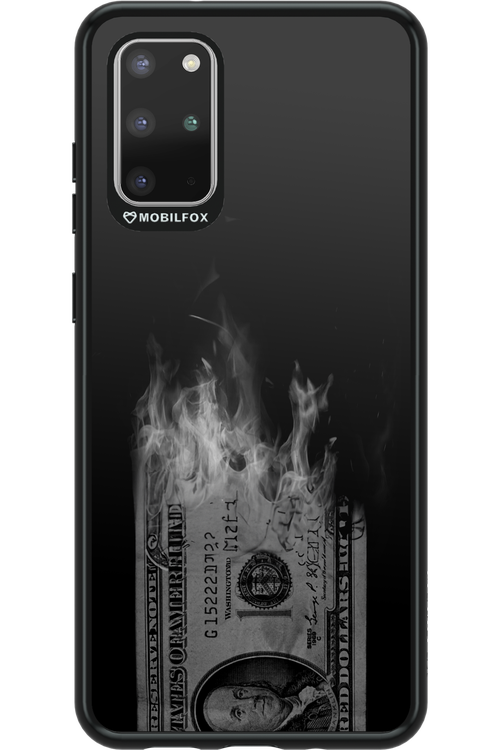Money Burn B&W - Samsung Galaxy S20+