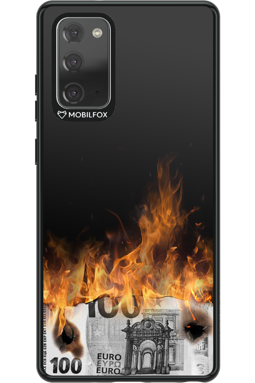 Money Burn Euro - Samsung Galaxy Note 20
