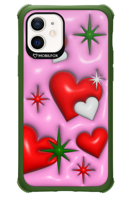 Holiday Hearts - Apple iPhone 12