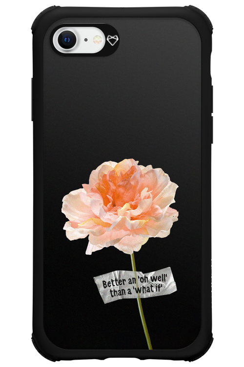 Flower Black - Apple iPhone SE 2022