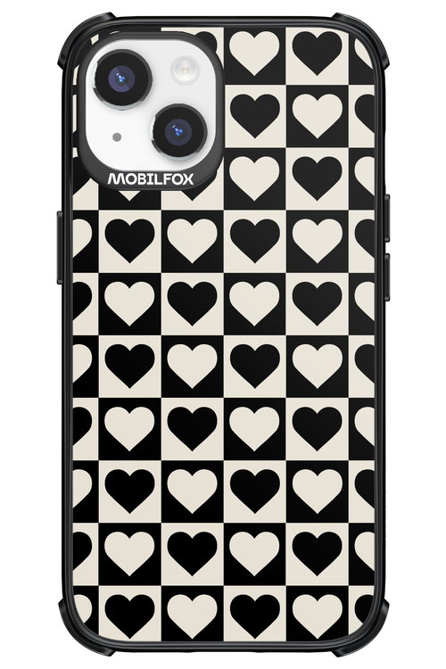 Checkered Heart - Apple iPhone 14