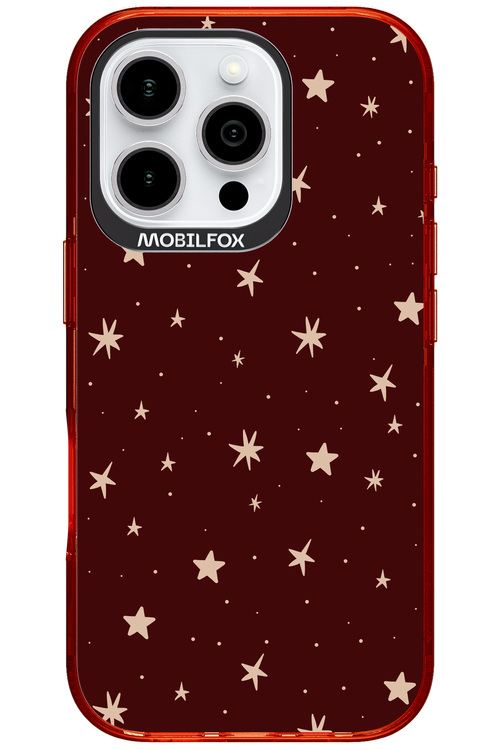 Burgundy Stars - Apple iPhone 16 Pro