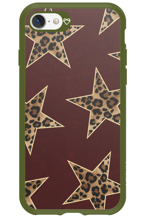 Wild Stars Burgundy - Apple iPhone 7