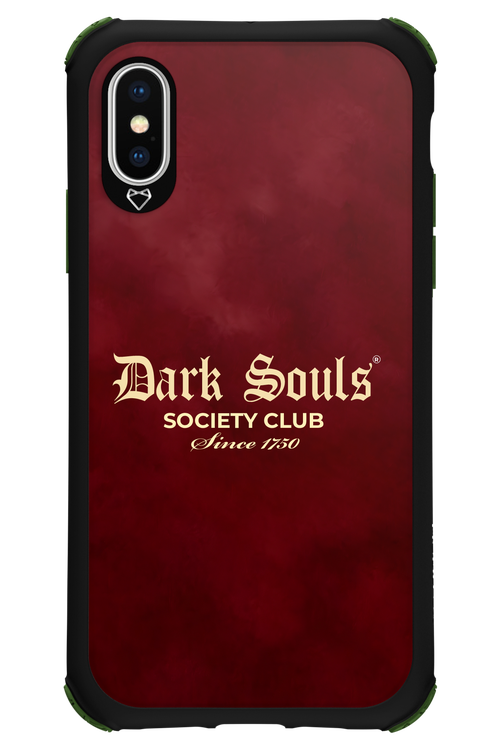Dark Souls (Burgundy) - Apple iPhone X