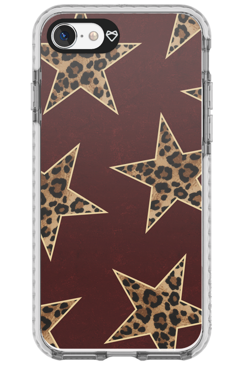 Wild Stars Burgundy - Apple iPhone SE 2022