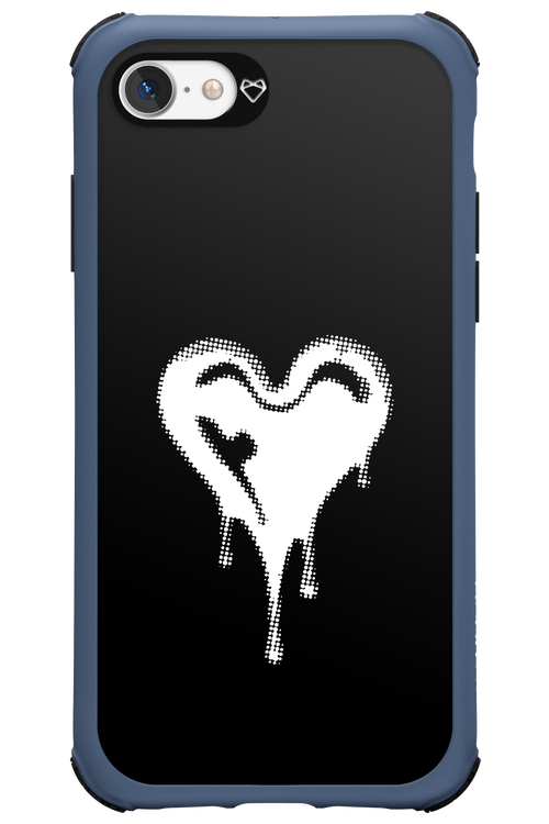 Heart Black - Apple iPhone 7