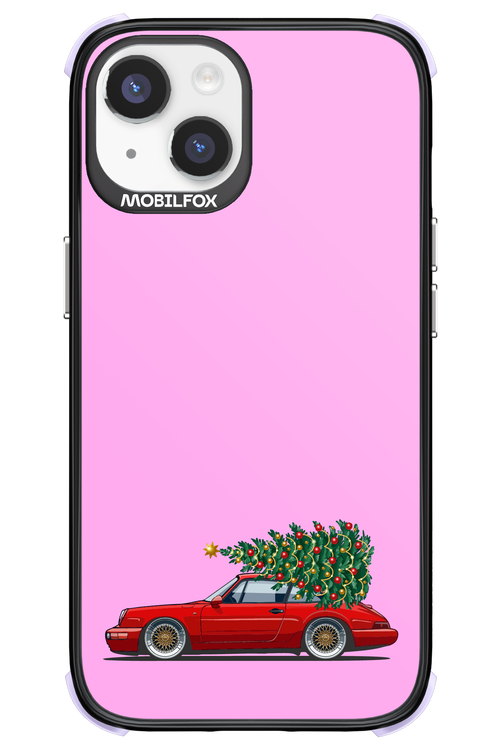 XMAS Car Pink - Apple iPhone 14