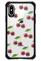 Spicy Cherries Transparent - Apple iPhone X