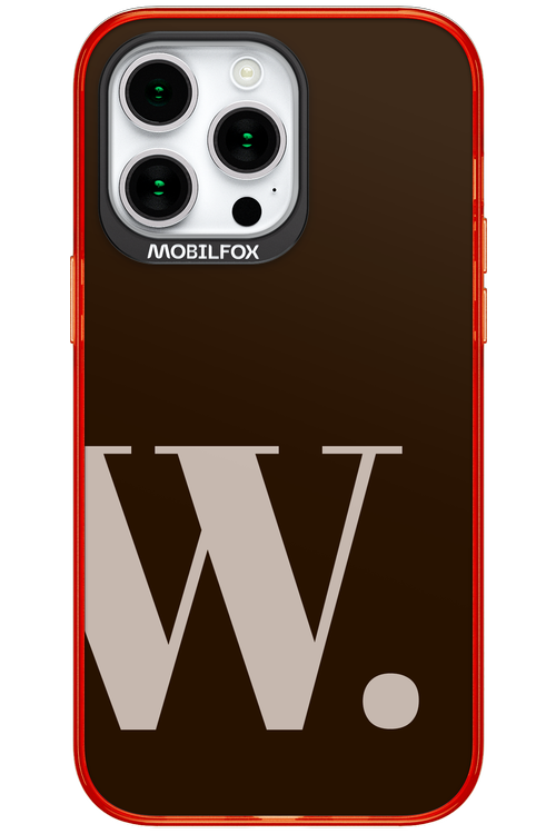 W (Mokka Foam) - Apple iPhone 15 Pro Max