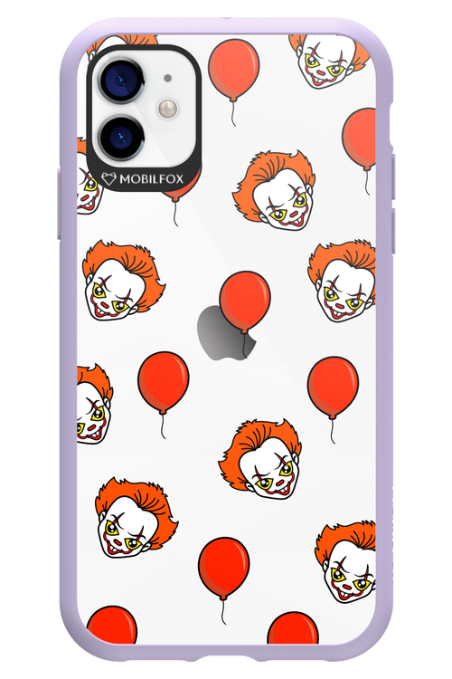Mystery Clown (Transparent) - Apple iPhone 11