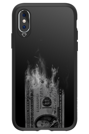 Money Burn B&W 2.0 - Apple iPhone XS