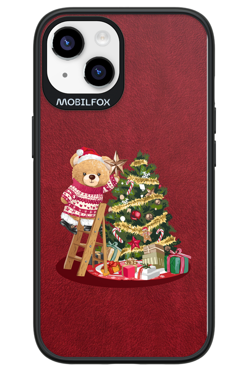 Christmas Bear (Burgundy) - Apple iPhone 14