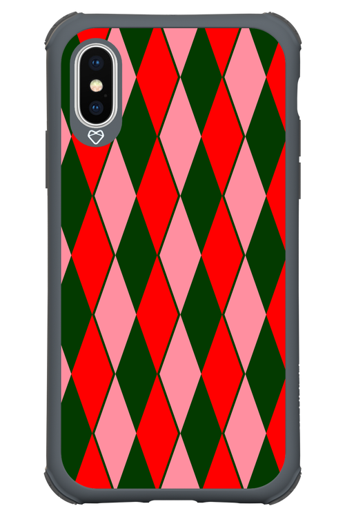 Retro Christmas - Apple iPhone X