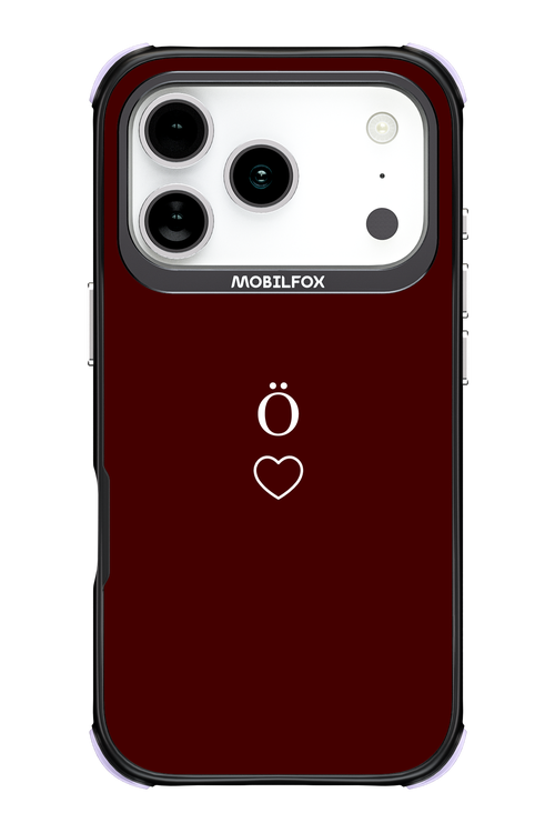 O Burgundia II 2.0 - Apple iPhone 17 Pro