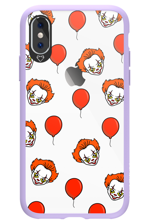 Mystery Clown (Transparent) - Apple iPhone X