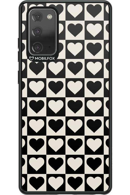 Checkered Heart - Samsung Galaxy Note 20