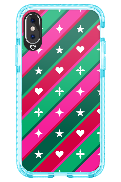 Christmas Stripes - Apple iPhone X