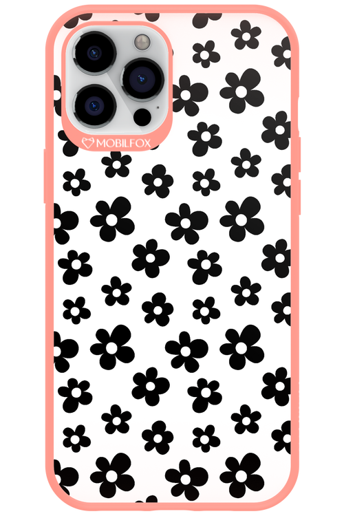 Monochrome Flowers  - Apple iPhone 12 Pro Max