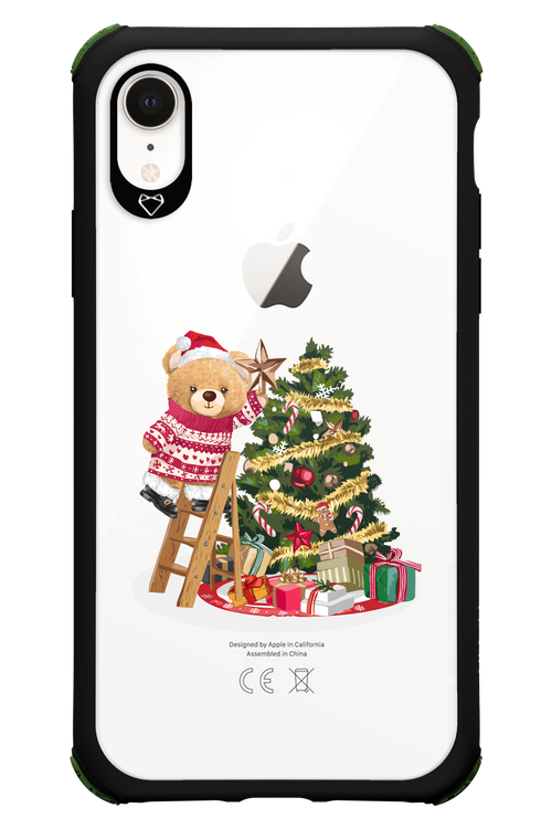 Christmas Bear (Transparent) - Apple iPhone XR