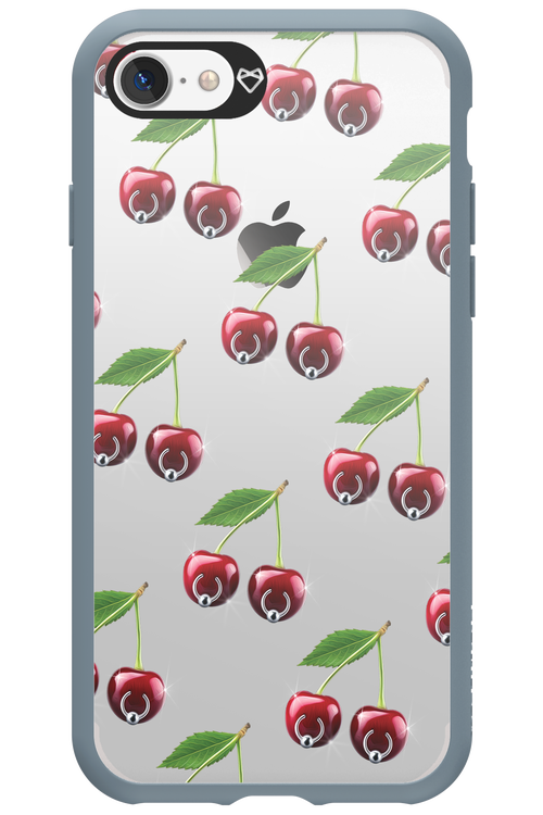 Spicy Cherries Transparent - Apple iPhone 7