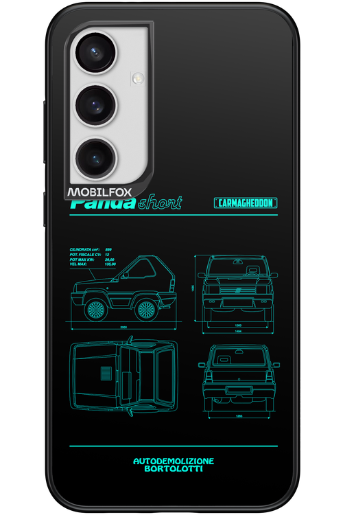 Panda Car Blue - Samsung Galaxy S24+