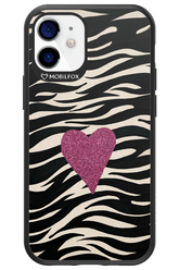 Zebra Heart 2.0 - Apple iPhone 12 Mini