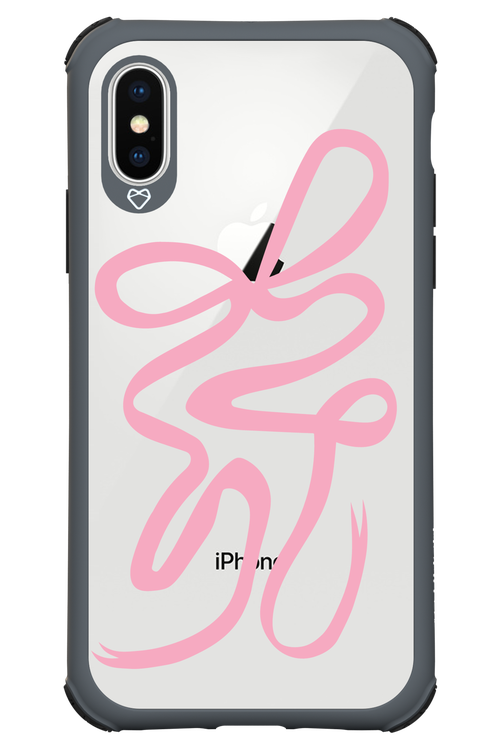 Pink Bow - Apple iPhone X