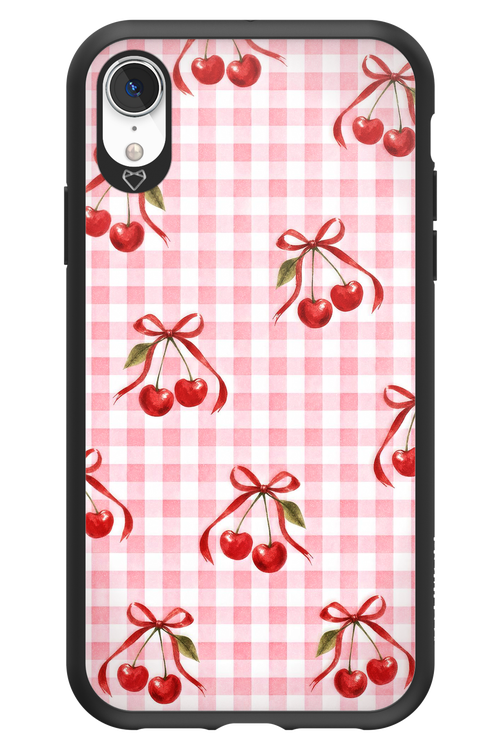 Pink Cherry Checked 2.0 - Apple iPhone XR