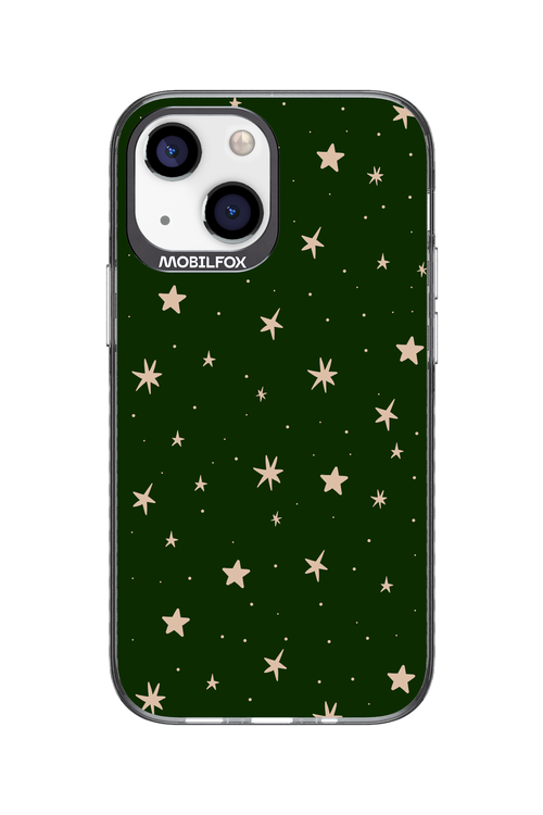 Forest Green Stars - Apple iPhone 13 Mini