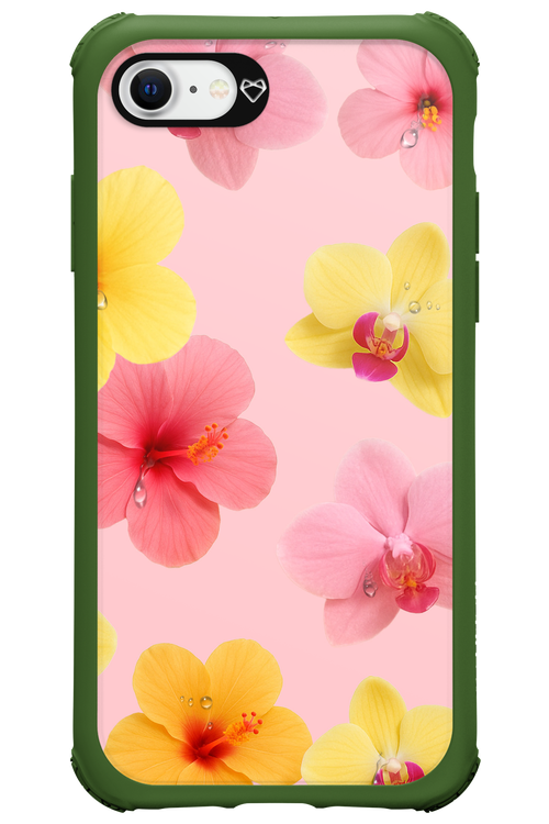 Sunset Flowers - Apple iPhone 8