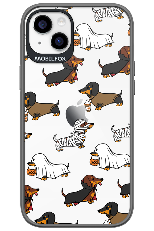 Scary Dachshund (Transparent) - Apple iPhone 14 Plus