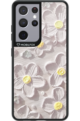 White Flowers - Samsung Galaxy S21 Ultra