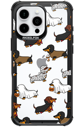 Scary Dachshund (Transparent) - Apple iPhone 16 Pro Max