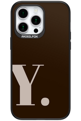 Y (Mokka Foam) - Apple iPhone 15 Pro Max