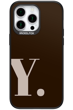 Y (Mokka Foam) - Apple iPhone 15 Pro Max