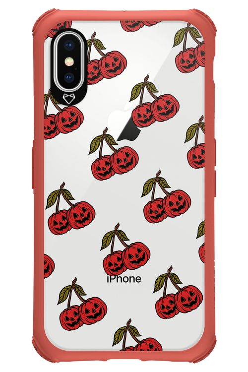 Spicey Pumpkin (Transparent) - Apple iPhone XS
