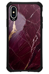 Burgundy Marble - Apple iPhone X