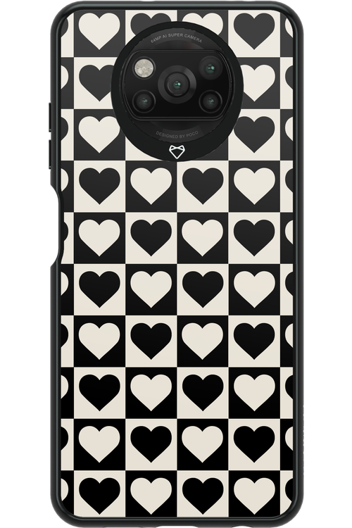 Checkered Heart - Xiaomi Poco X3 Pro