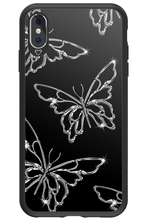 Silver Butterfly 2.0 - Apple iPhone XS Max