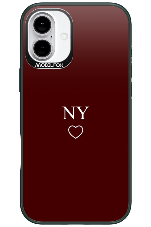 NY Burgundia 2.0 - Apple iPhone 16 Plus