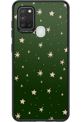 Forest Green Stars - Samsung Galaxy A21 S