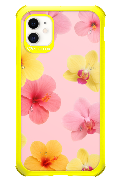 Sunset Flowers - Apple iPhone 11