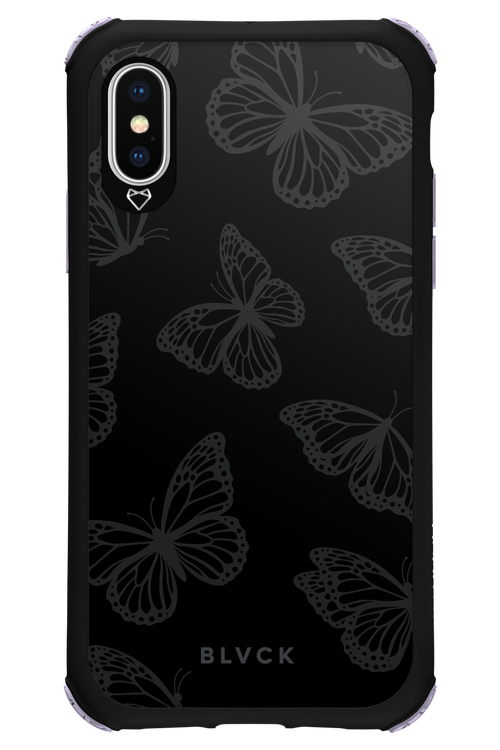 Black Butterflies - Apple iPhone X