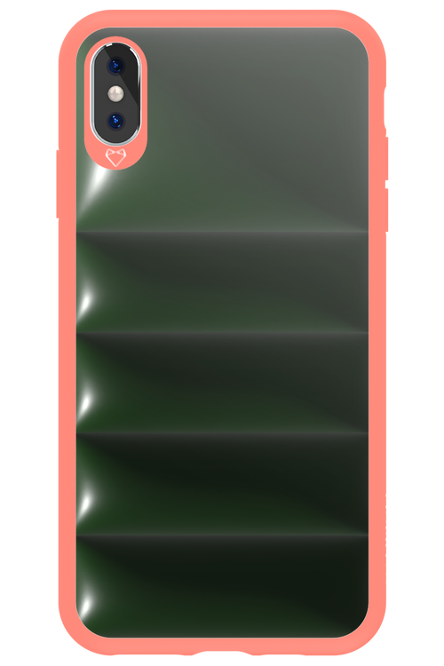 Earth Green Puffer Case - Apple iPhone XS Max