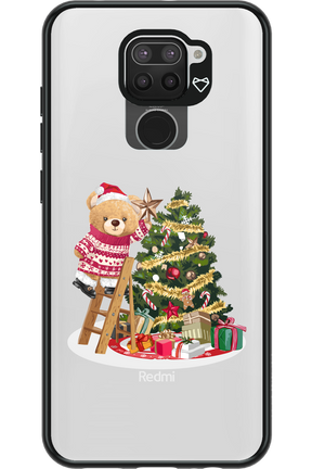 Christmas Bear (Transparent) - Xiaomi Redmi Note 9