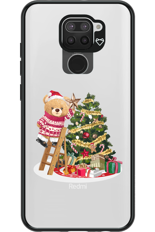 Christmas Bear (Transparent) - Xiaomi Redmi Note 9